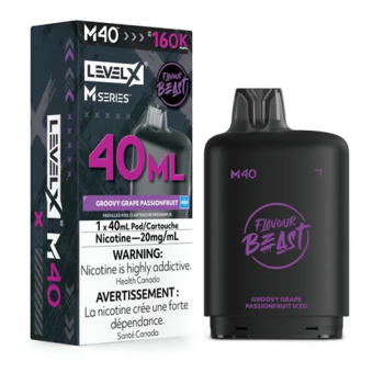 Level X M40 Groovy Grape Passionfruit Iced 20mg